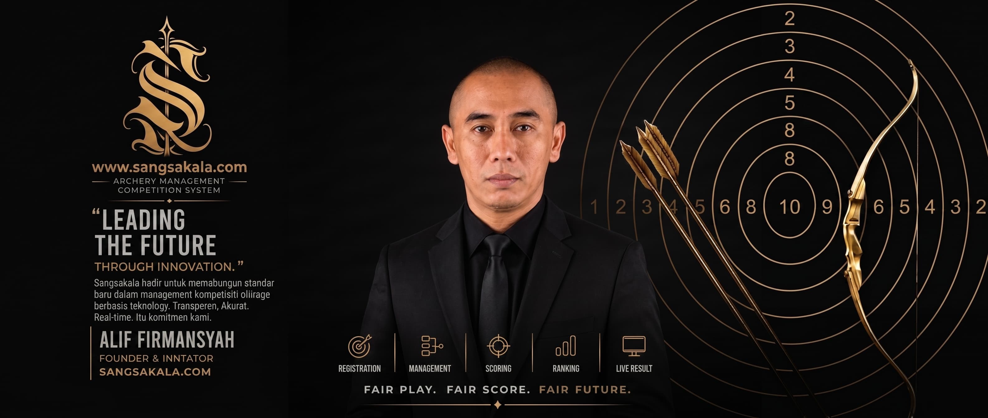 Sambutan Founder Sangsakala (Desktop)